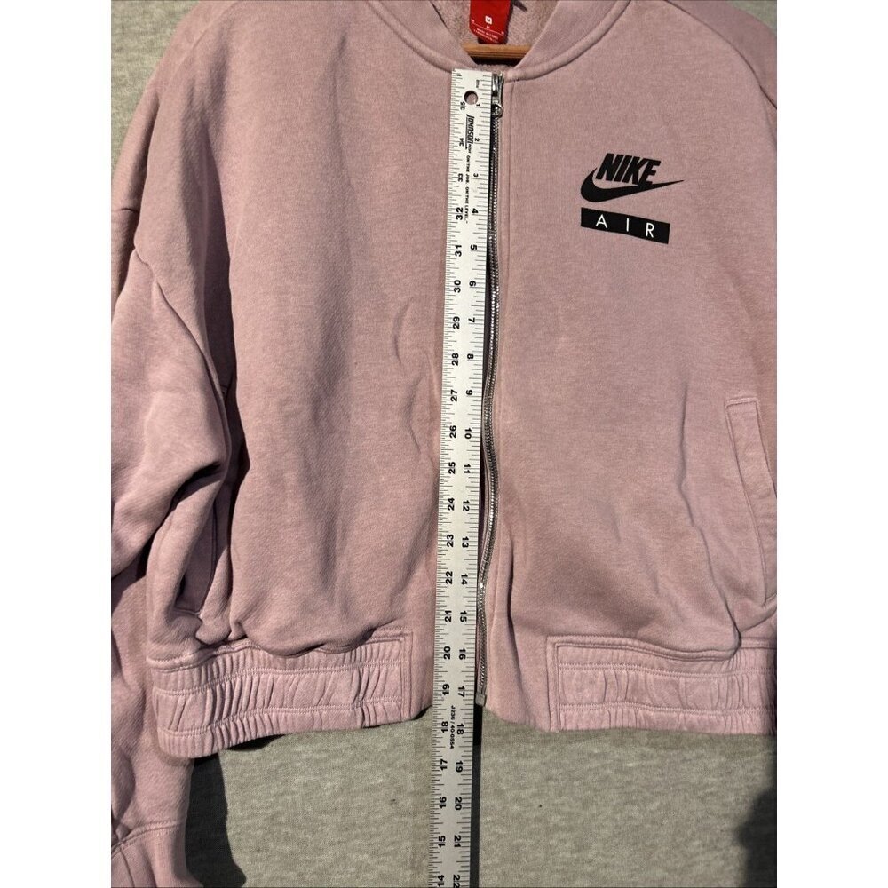 Nike Air Jacket Womens M Medium Pink Full Zip Double Sided Swoosh - Picture 5 of 7